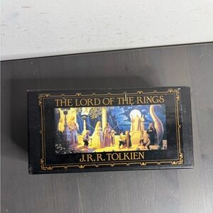 The Lord Of The Rings J.R.R. Tolkien 13 Audio Cassette + Map Box Set 1987 BBC